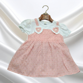 Girls' Premium Summer Frock & Denim Dungaree Collection | Trendy 2-Piece Outfits