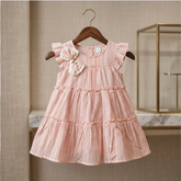 Girls' Luxury Summer Tiered Frock & Bubble Set Collection