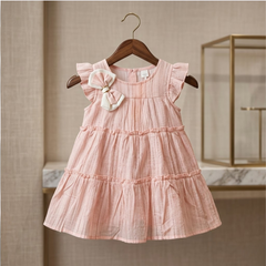 Girls' Luxury Summer Tiered Frock & Bubble Set Collection