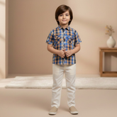 Premium 2-Piece Smart-Casual Set | Classic White Formal Shirt & Graphic Inner Tank Top