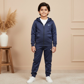 Premium 2-Piece Winter Tracksuit Set | Full-Zip Hoodie & Matching Fleece Joggers