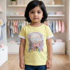 Little Diva Navy Daisy Summer Set | Premium 2-Piece Cotton Tunic & Leggings