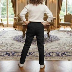 Girls' Premium Fashion Jeans | Stylish Front & Back Detailed Denim