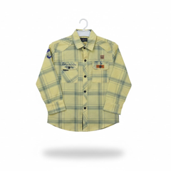 Boys Luxury 2-Piece Set: Premium Designer Over-Shirt with Inner