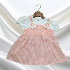 Girls' Premium Summer Frock & Denim Dungaree Collection | Trendy 2-Piece Outfits