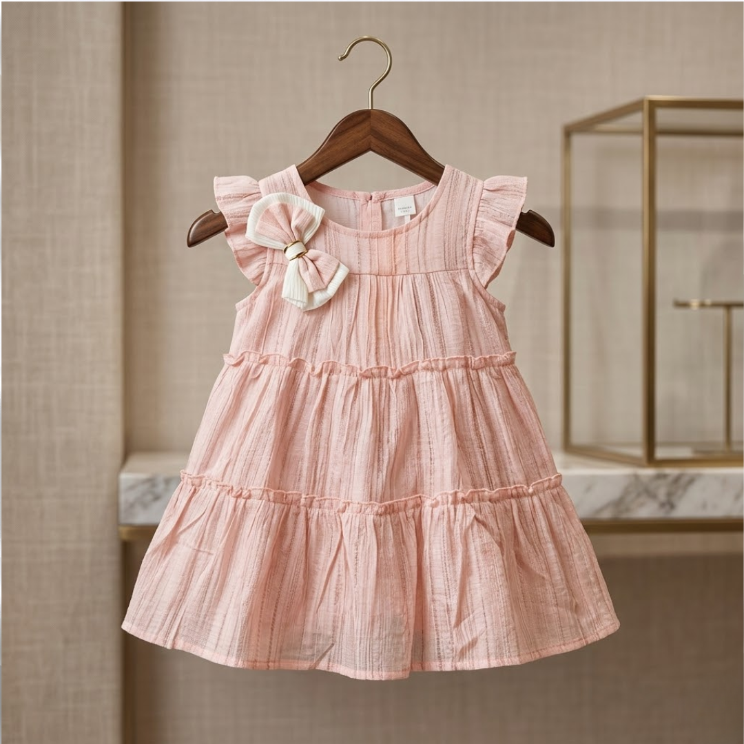 Girls' Luxury Summer Tiered Frock & Bubble Set Collection