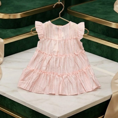 Girls' Luxury Summer Tiered Frock & Bubble Set Collection
