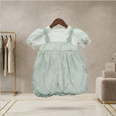 Girls' Premium Summer Frock & Denim Dungaree Collection | Trendy 2-Piece Outfits