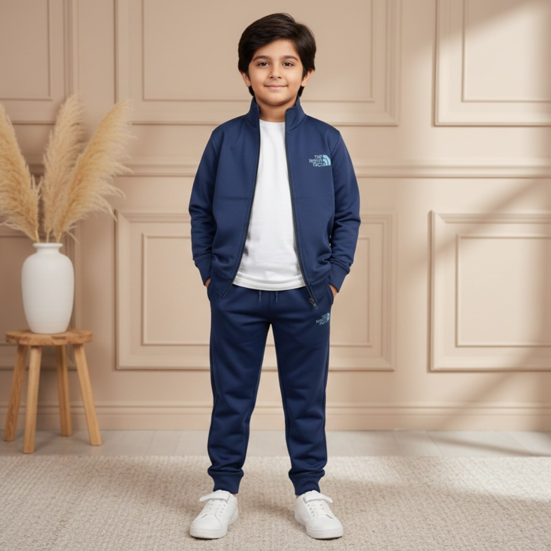 Premium 2-Piece Athletic Tracksuit | Full-Zip High-Neck Jacket & Matching Joggers