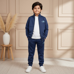 Premium 2-Piece Athletic Tracksuit | Full-Zip High-Neck Jacket & Matching Joggers