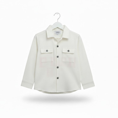 Boys Luxury 2-Piece Set: Premium Designer Over-Shirt with Inner