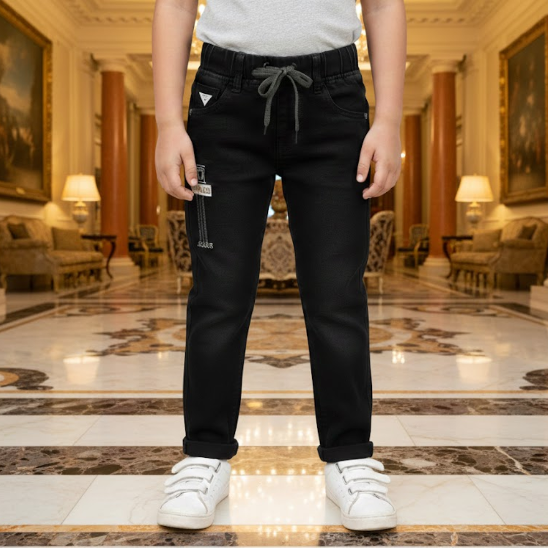 Boys' Premium Comfort Denim Pants | Stylish Front & Back Detailed Jeans