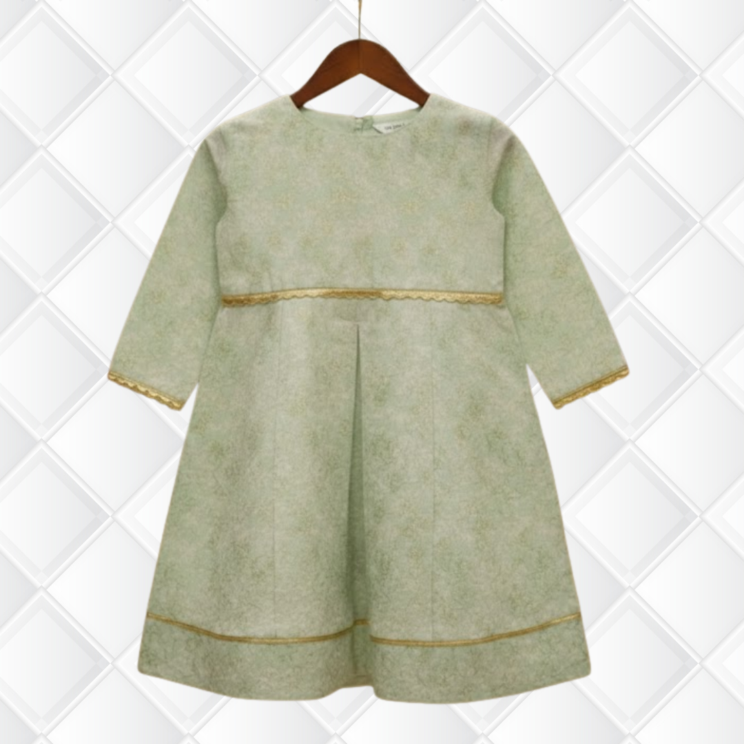 Kids' Ethnic 3-Piece Collection | Traditional Printed Top, Trouser & Dupatta Set